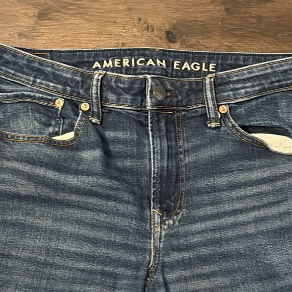 American Eagle men’s athletic fit blue jeans size 32 x 34 airflex + - Picture 8 of 9